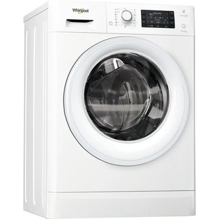 Whirlpool Washer dryer Freestanding FWDD117168W UK White Front loader Perspective