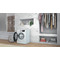 Whirlpool Skalbimo mašina Laisvai pastatomas W8 W046WB EE Balta Pakraunama iš priekio A Perspective