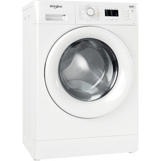 Whirlpool Πλυντήριο ρούχων Ελεύθερο FWSL 61051 W EE N Λευκό Front loader F Perspective