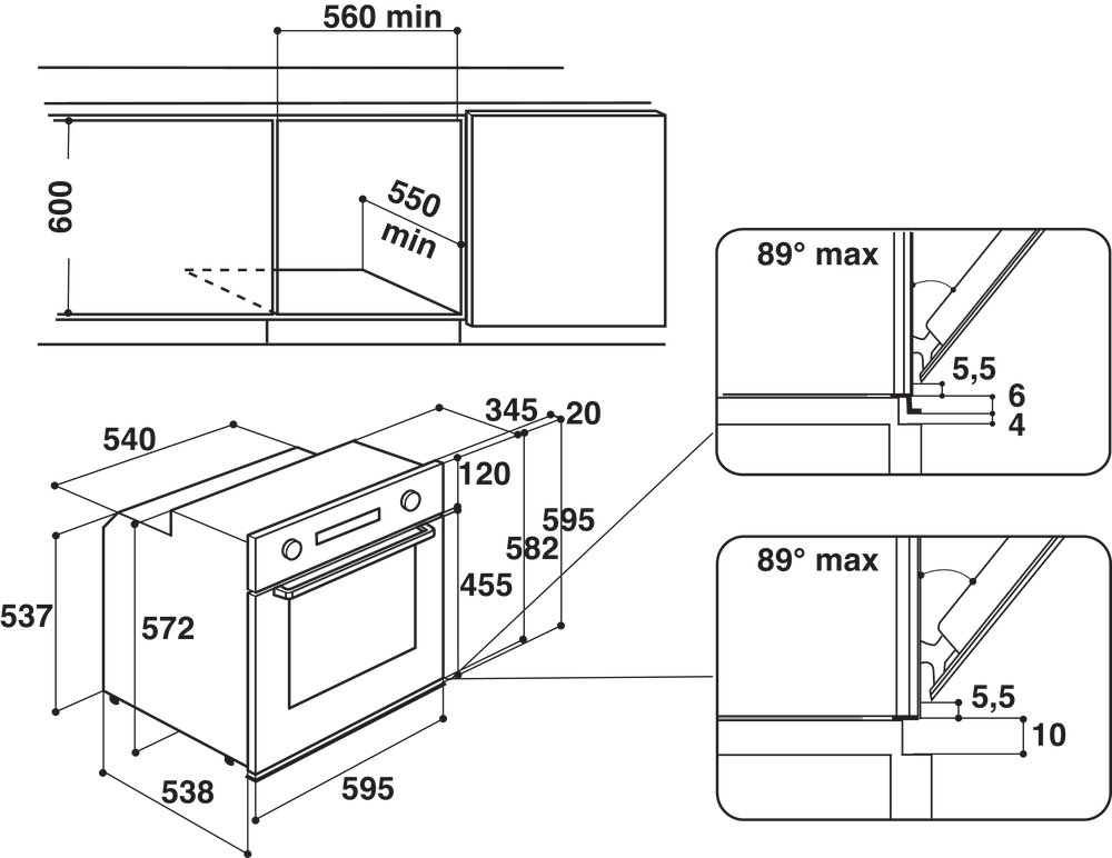 Whirlpool AKZ 476/IX Oven - Inbouw - 65 Liter | Whirlpool