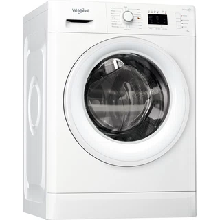 Whirlpool Washing machine Freestanding FWL71253W UK White Front loader A+++ Perspective