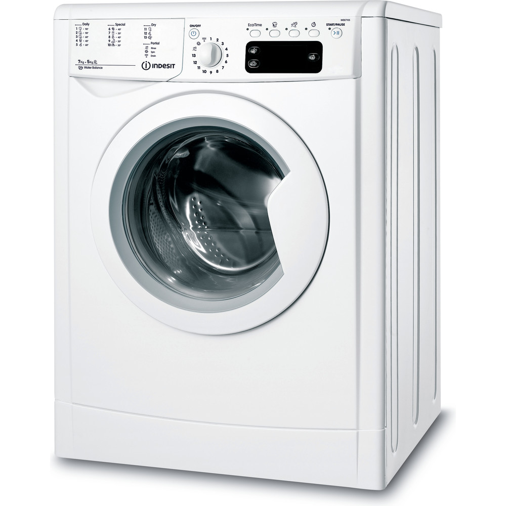 Стиральная машина Indesit с сушкой IWDE 7105 B (EU) - IWDE 7105 B (EU) |  Indesit UA