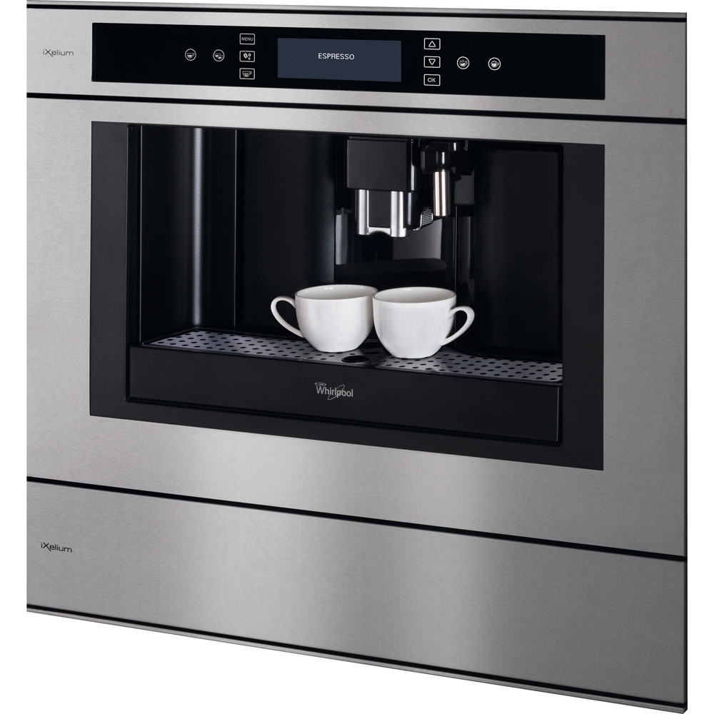 Whirlpool Fusion ACE 102 IXL Built-In Coffee Machine in Stainless Steel -  Whirlpool UK