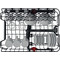 Whirlpool Trauku mazgājamā mašīna Iebūvējams WSIP 4O33 PFE Full-integrated D Frontal