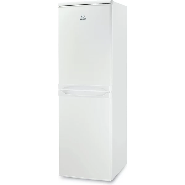 Indesit Kombinerat kylskåp/frys Fristående CAA 55 1 White 2 doors Perspective