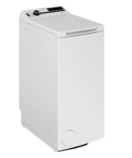 Fritstående Whirlpool-vaskemaskine med topbetjening: 6,5 kg - TDLRB 65242BS EU/N