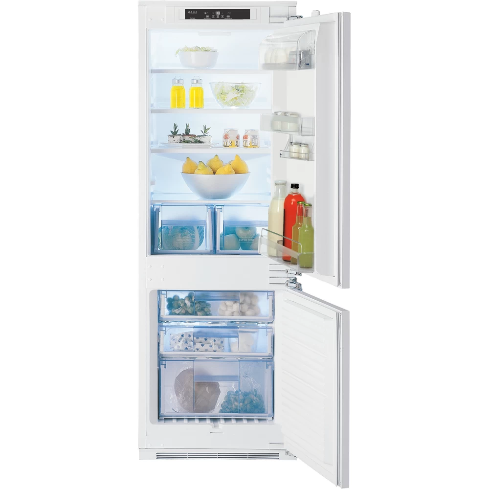 Bauknecht Réfrigérateur combiné S KGEE 3260 A++ Blanc 2 portes Frontal open