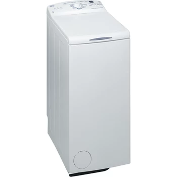 Whirlpool Lave-linge Pose-libre AWE 7650 Blanc Top loader A+ Perspective