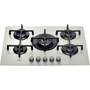 Whirlpool Piano cottura GOA 7523/S Silver Dawn GAS Frontal top down