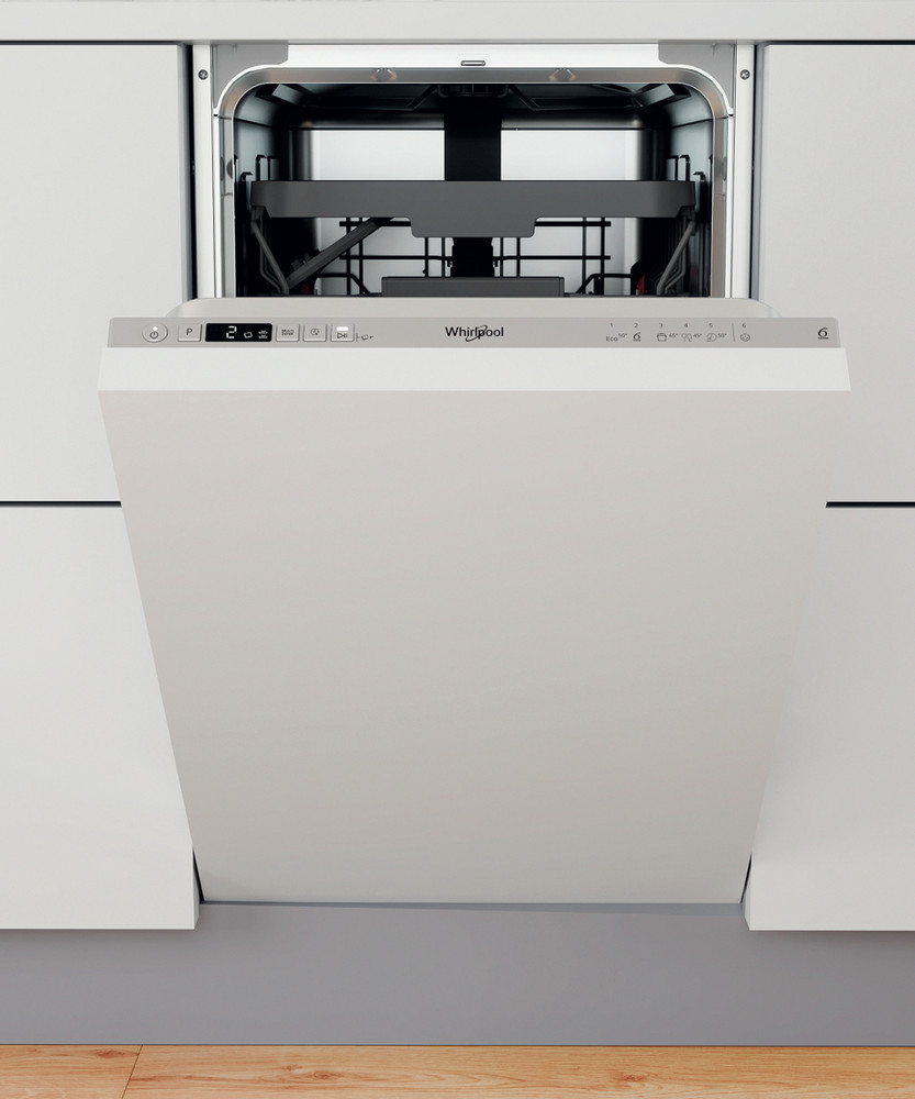 Whirlpool slimline store integrated dishwasher