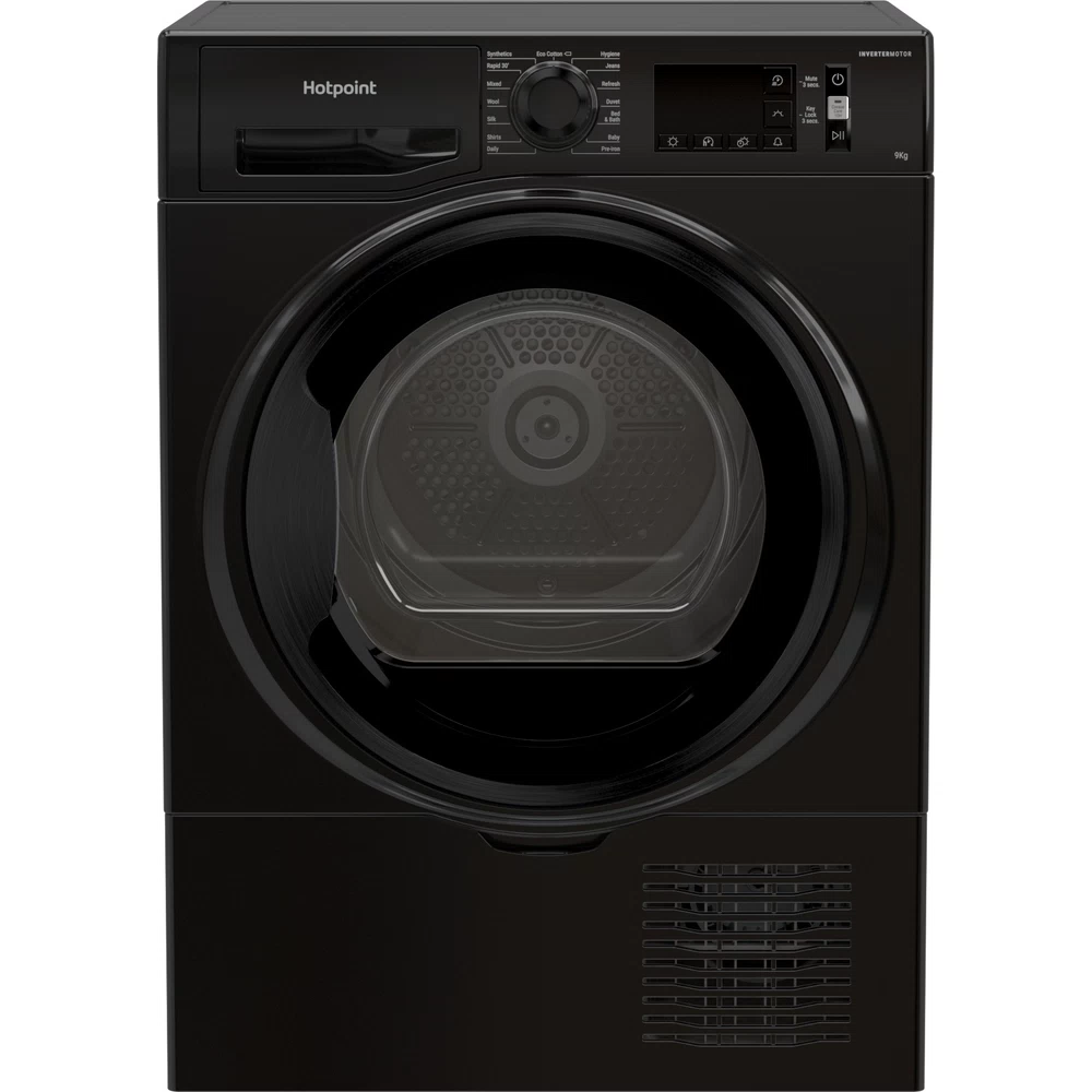 Hotpoint Dryer H3 D91B UK Black Frontal