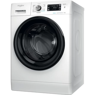 Whirlpool Lave-linge Pose-libre FFBBE 8648 BEV F Blanc Frontal C Perspective