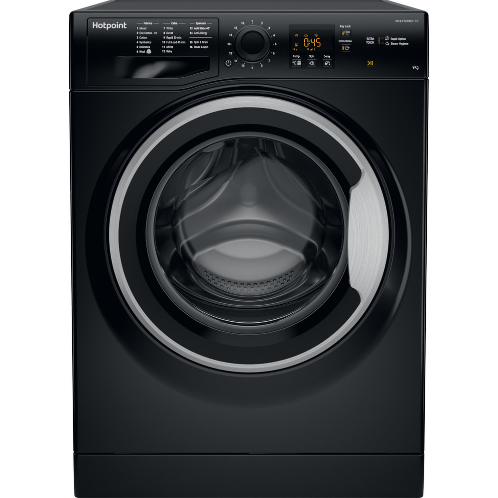 Hotpoint Nswm 963c Bs Uk Washing Machine Black Hotpoint