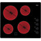 Whirlpool Hob AKM 9010/NE Black Radiant vitroceramic Frontal