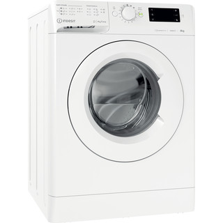 Indesit Wasmachine Vrijstaand MTWE 81683 W EU Wit Voorlader D Perspective