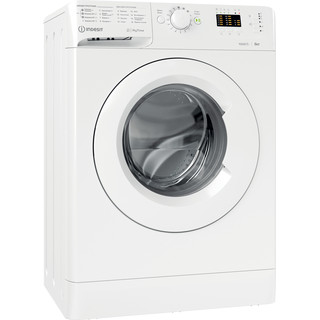 Indesit Пральна машина Соло OMTWSA 61052 W UA Білий Front loader A++ Perspective