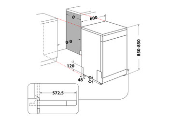 Máquina De Lavar Loiça De Livre-instalação Whirlpool - WFC 3C26 P ...