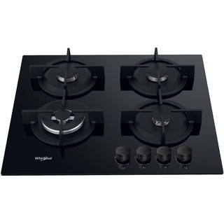 Whirlpool Paviršius AKT 625/NB1 Juoda Dujos Frontal top down
