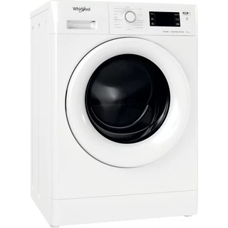 Whirlpool Washer dryer Freestanding FWDG86148W UK N White Front loader Perspective