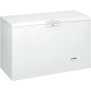 Whirlpool Freezer Freestanding WHM4611.1 White Perspective