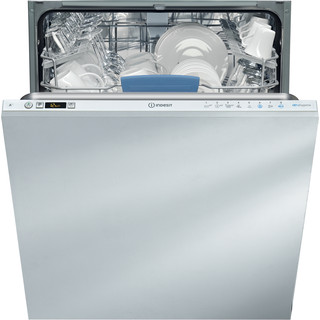 Indesit vstavaná umývačka riadu: široká, biela farba