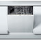 Whirlpool integrerad diskmaskin: färg silver, 60 cm - ADG 160FD