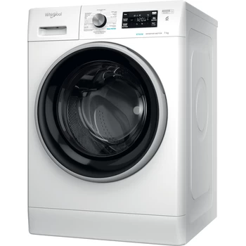 Whirlpool Lave-linge Pose-libre FFBBE 7448 BSEV F Blanc Frontal D Perspective
