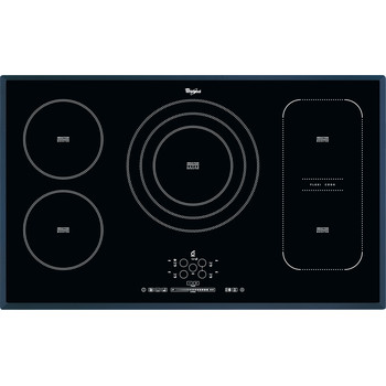 Whirlpool Piano cottura ACM 795/BA Nero Induction vitroceramic Frontal