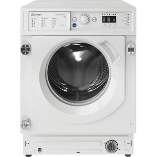 Máquina de lavar roupa de carga frontal de encastre Indesit: 8,0 kg