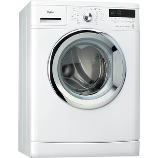 Whirlpool Maşină de spălat rufe Independent AWO/C 81400 Alb Încărcare frontală A+++ Perspective