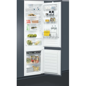 Whirlpool Холодильник з нижньою морозильною камерою. Вбудований (-а) ART 9610/A+ Нержавіюча сталь 2 двері Lifestyle perspective open