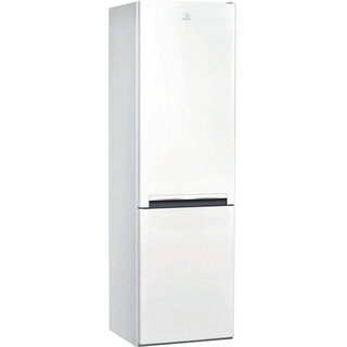 Indesit Fridge/freezer combination Free-standing LD70 N1 W White 2 doors Perspective