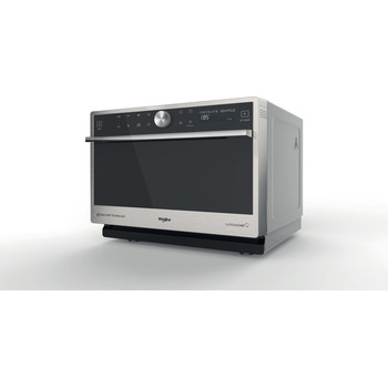 Whirlpool Microonde A libera installazione MWP 3391 SX Inox Elettronico 33 Microonde combinato 1000 Perspective