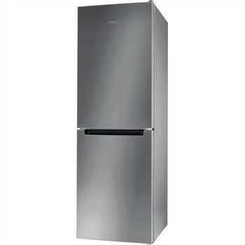 Whirlpool Combiné réfrigérateur congélateur Pose-libre WNF 711 E X Inox 2 portes Perspective