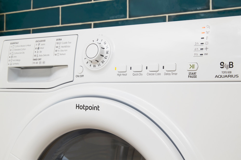 Hotpoint Aquarius TCFS 93B GP.9 Tumble Dryer - White | Hotpoint