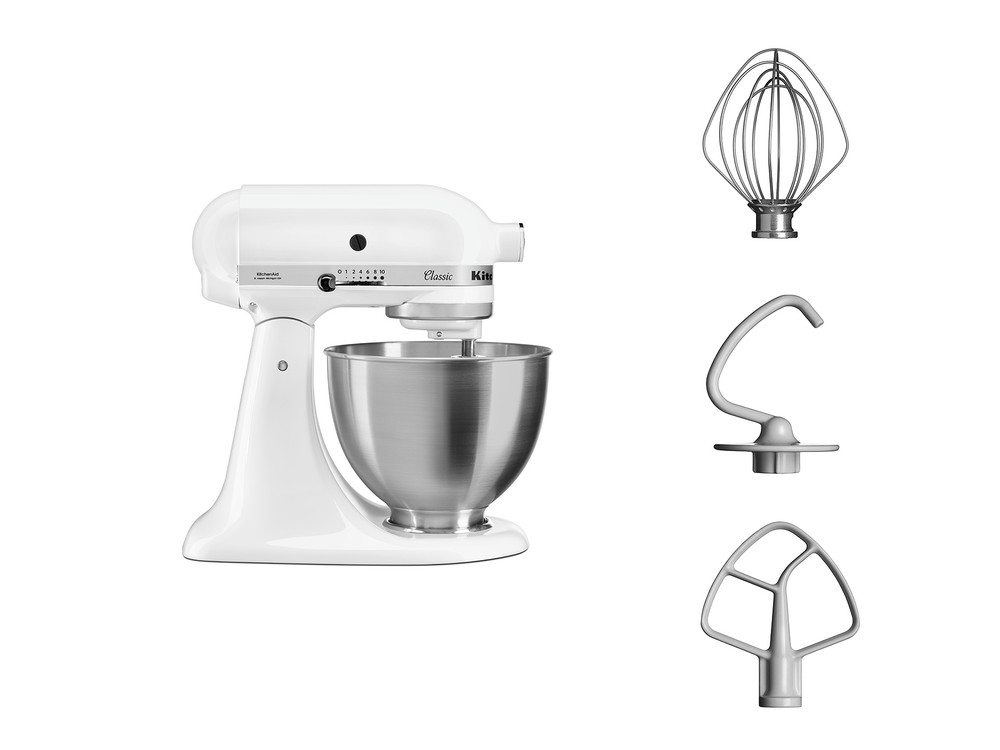 MIXER TILTHEAD 4.3L CLASSIC 5K45SS KitchenAid UK