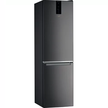 Whirlpool Холодильник з нижньою морозильною камерою. Соло W9 931D KS Чорний/Нержавіюча сталь 2 двері Perspective