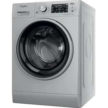 Whirlpool Maşină de spălat rufe Independent FFD 9458 SBSV EU Silver Încărcare frontală B Perspective