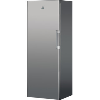Freestanding upright freezer: silver colour - UI6 F1T S UK