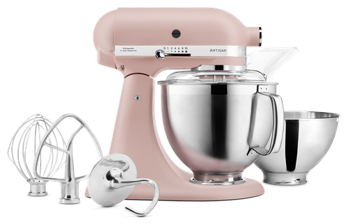 MIXER TILTHEAD 4.8L ARTISAN PREMIUM Feather pink KitchenAid UK