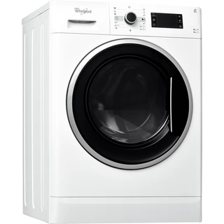 Whirlpool Máquina de lavar e secar roupa Livre Instalação WWDC 8614 Branco Carga Frontal Perspective