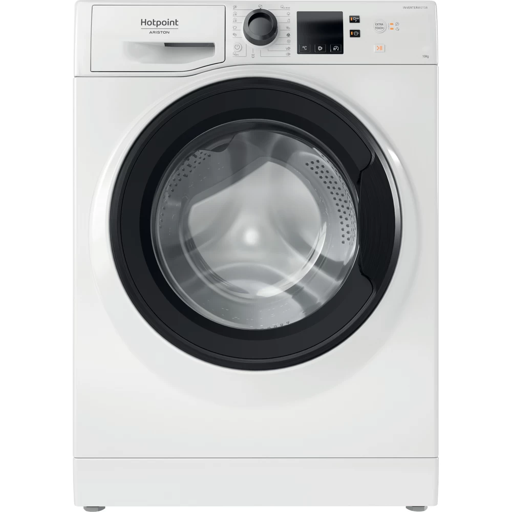 Hotpoint_Ariston Máquina de lavar roupa Livre Instalação NS1043CWKEU N Branco Carga Frontal D Frontal