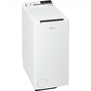 Whirlpool Washing machine Freestanding TDLR 70230 White Top loader A+++ Perspective