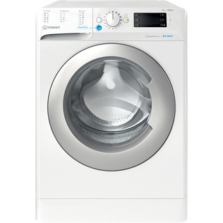 „Indesit“ Skalbimo mašina Laisvai pastatoma BWE 91485X WS EU N Balta Pakraunama iš priekio B Frontal