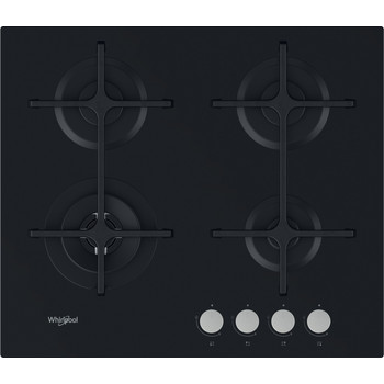 Whirlpool Piano cottura GOA 6423/NB Nero GAS Frontal