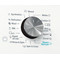 Whirlpool Washing machine Samostojni FFD 8448 BCV EE Bela Front loader C Perspective