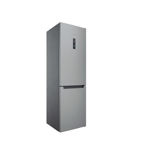Indesit Combinación de frigorífico / congelador Libre instalación INFC9 TO32X Inox 2 doors Perspective