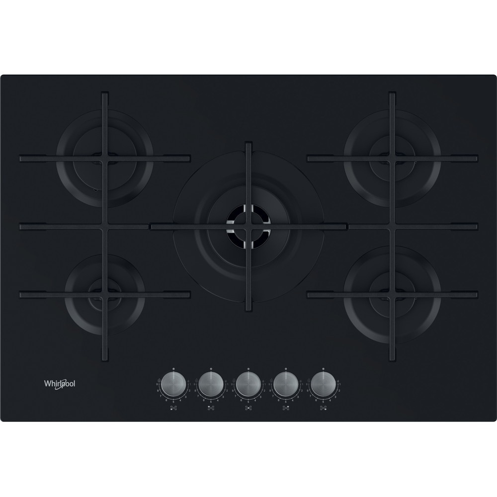 Whirlpool HOB GOWL 728/NB Black GAS Frontal