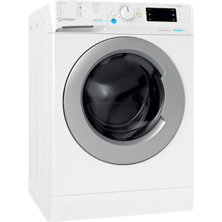Indsit Maşină de spălat rufe cu uscător Independent BDE 961483X WS EU N Alb Încărcare frontală Perspective