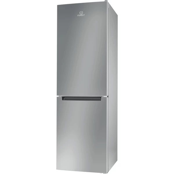 Indesit Холодильник з нижньою морозильною камерою. Соло LI8 FF2 S Сріблястий 2 двері Perspective